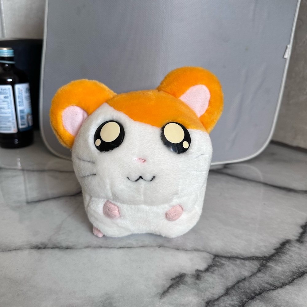 Hasbro Orange and White Hamtaro Plush